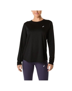 Женская майка с длинным рукавом для бега, черный Asics