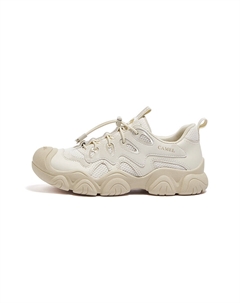 Женские противоскользящие износостойкие низкие треккинговые туфли бежево-золотистые, цвет Beige Gold Camel