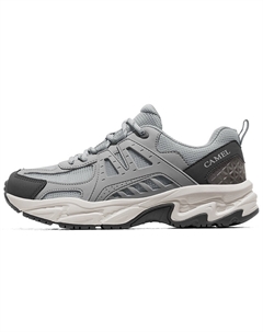 Низкие треккинговые туфли женские светло-серые, цвет Light Gray Camel