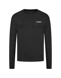 Футболка для бега l/s 5.0 - футболка для бега, черный Cep