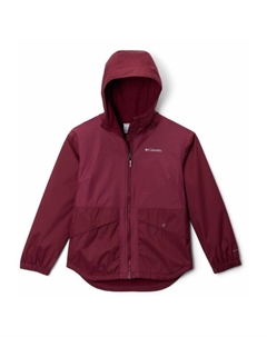 Детская куртка Rainy Trails II с флисовой подкладкой - дождевик, Rich Wine Columbia