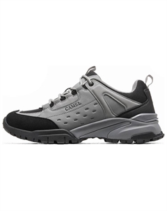 Антискользящие износостойкие треккинговые туфли мужские, средне-серый/угольно-черный Camel