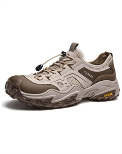 Антискользящие и износостойкие треккинговые туфли с низким верхом для мужчин - абрикос/кофе, цвет Apricot/Coffee Camel