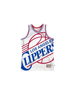 Баскетбольная майка мужская белая Mitchell ness