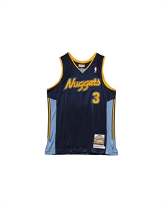 Футболка Mitchell & Ness Nuggets 2006 Allen Iverson, темно-синяя Mitchell ness