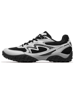 Горные туристические кроссовки с облачной амортизацией, противоскользящей и износостойкой подошвой, низкие, мужские, цвет Microchip Gray Black, цвет Microchip Gray Black Camel