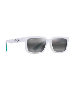 Солнцезащитные очки Hiapo Low-Bridge Fit с поляризацией, Matte White Maui jim