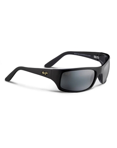 Поляризационные солнцезащитные очки Peahi, Gloss Black Maui jim