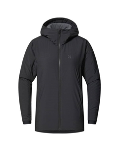 Женская куртка с капюшоном Mimic Alert из синтетического волокна, черный Haglöfs