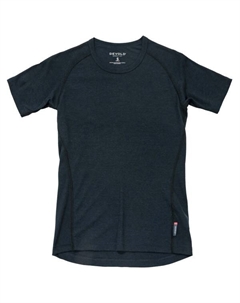 Женская футболка Lauparen Merino 190 Base Tee - Нижнее белье из мериноса, черный Devold