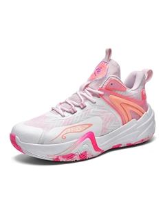 Низкие баскетбольные кроссовки унисекс бело-розовые, цвет White Pink Tonybear