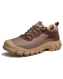 Антискользящие износостойкие треккинговые туфли мужские низкие - песочный, цвет Desert Yellow Camel