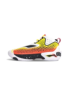 ЛиНинг БэдФайв 5 Амортизирующие Противоскользящие Износостойкие Высокие Баскетбольные Кроссовки Мужские Черный Белый Желтый, цвет Black White Yellow Li-ning