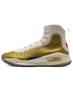 Кроссовки Curry 4 Retro Champions Mindset лимонно-ледяного желтого цвета, цвет Lemon Ice Yellow Under armour