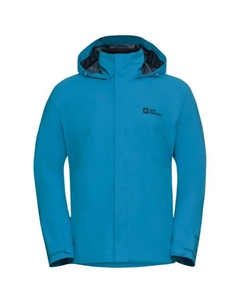 Куртка Trailtime 2l - дождевик, синий Jack wolfskin