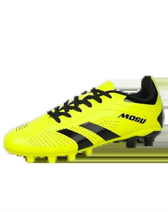 Скользоустойчивые износостойкие футбольные бутсы унисекс неоново-желтые с длинными шипами, цвет Neon Yellow Long Stud Tonybear