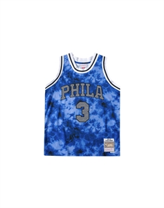 Футболка баскетбольная Mitchell & Ness мужская синяя Mitchell ness