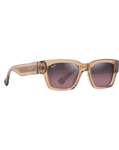Кенуи поляризованные солнцезащитные очки, Shiny Trans Light Tan Maui jim