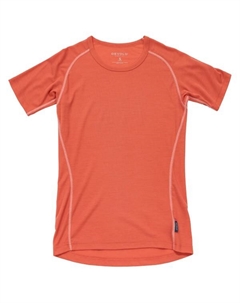 Женская футболка Lauparen Merino 190 Base Tee - Нижнее белье из мериноса, красный Devold