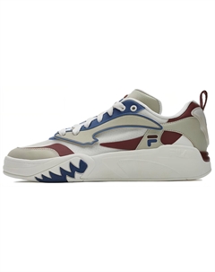 Десперадо Лоу Топ винтажные баскетбольные кроссовки мужские бело-красные, цвет White Red Fila fusion