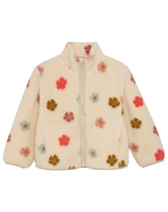 Плюшевая куртка для девочки с подкладкой - флисовая куртка, Sandshell Minymo®