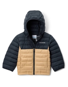 Детская куртка с капюшоном Powder Lite II/2 из синтетического волокна, коричневый Columbia