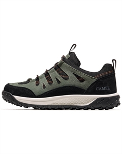 Амортизирующие противоскользящие низкие уличные ботинки мужские армейский зеленый/черный, цвет Army Green/Black Camel