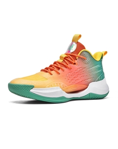 Мид-топ баскетбольные кроссовки унисекс жёлто-зелёные, цвет Yellow Green Tonybear