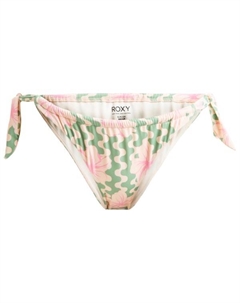 Женские гибискусные завязки Daze средней длины - плавки бикини, Basil Party Waves Yw Roxy