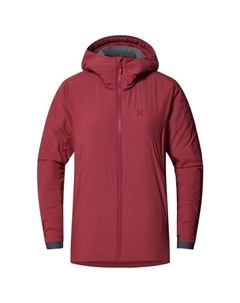 Женская куртка с капюшоном Mimic Alert из синтетического волокна, красный Haglöfs