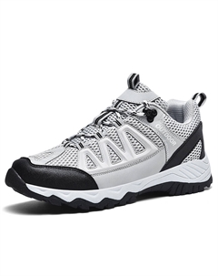 Скользоустойчивые износостойкие легкие низкие треккинговые туфли для мужчин светло-серые, цвет Light Gray Tonybear