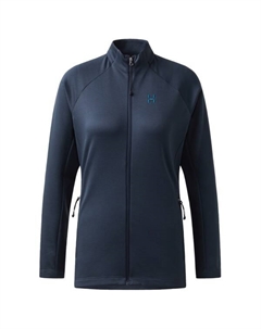 Женская куртка korp mid - флисовая куртка, синий Haglöfs