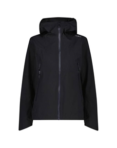 Женская двухслойная куртка с фиксированным капюшоном - дождевик, Antracite Cmp