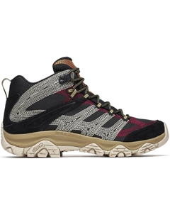 Мужские треккинговые ботинки Moab 3 Stitch Mid, Black/Coyote Merrell