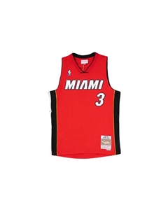 Майка баскетбольная Mitchell & Ness X NBA Miami Heat 2005 Dwyane Wade Alternate красная Mitchell ness