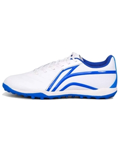 ЛиНинг Бело-голубые мужские футбольные бутсы с амортизацией, противоскользящие и износостойкие Li-ning