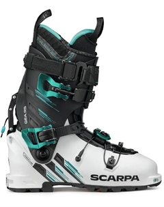 Горнолыжные туристические ботинки Gea RS Alpine Touring для женщин, White/Black/Emerald Scarpa