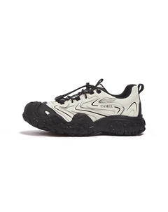 Женские противоскользящие износостойкие треккинговые туфли низкие - бежевый/черный/серебристый, цвет Beige/Black/Silver Camel