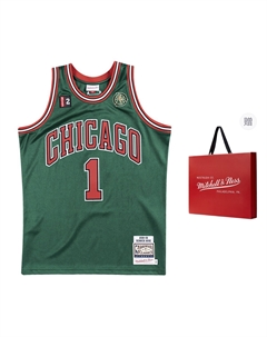 Баскетбольная майка, зеленая Mitchell ness