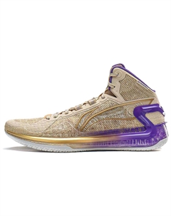 ЛиНинг Лирен 4 Путь Лезвия амортизирующие, противоскользящие, с отскоком баскетбольные кроссовки мужские желто-коричневые Li-ning