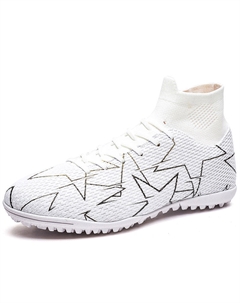 Унисекс футбольные бутсы мид-топ белый/черный/синий - белый, цвет White Tonybear