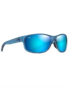 Поляризованные солнцезащитные очки Kaiwi Channel, Blue Black Stripe Maui jim
