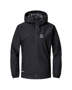 Женская куртка kaise gtx - дождевик, черный Haglöfs