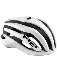 Велосипедный шлем Trenta Mips, White Black/Matt Glossy Met
