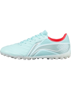 ЛиНинг Джин ТФ искусственное покрытие амортизирующие противоскользящие футбольные бутсы мужские айсленд блю, цвет Island Blue Li-ning