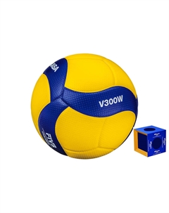 Мяч для волейбола PU Размер 5 Унисекс Желто-синий Mikasa
