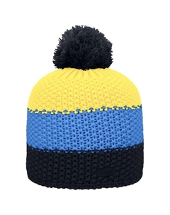 Детская вязаная шапка, черный Cmp