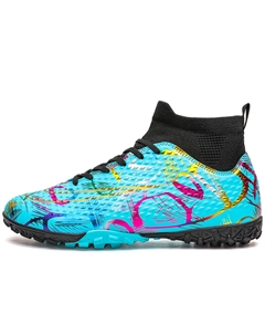 Резиновые шипованные бутсы TF для мягкого и искусственного покрытия противоскользящие износостойкие унисекс Moonlight Turf, цвет Moonlight Turf Double dice