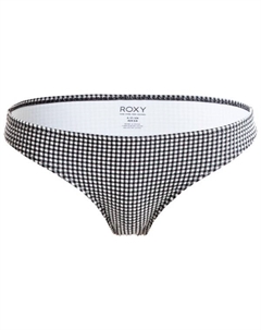 Женское бикини в клетку «гингем» - плавки бикини, Anthracite Roxy
