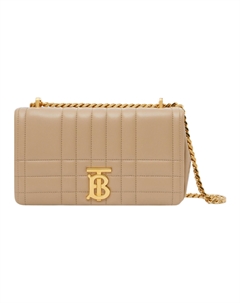 Сумка Lola Lola из ягненка, через плечо, маленькая, женская, пшенично-бежевая Burberry
